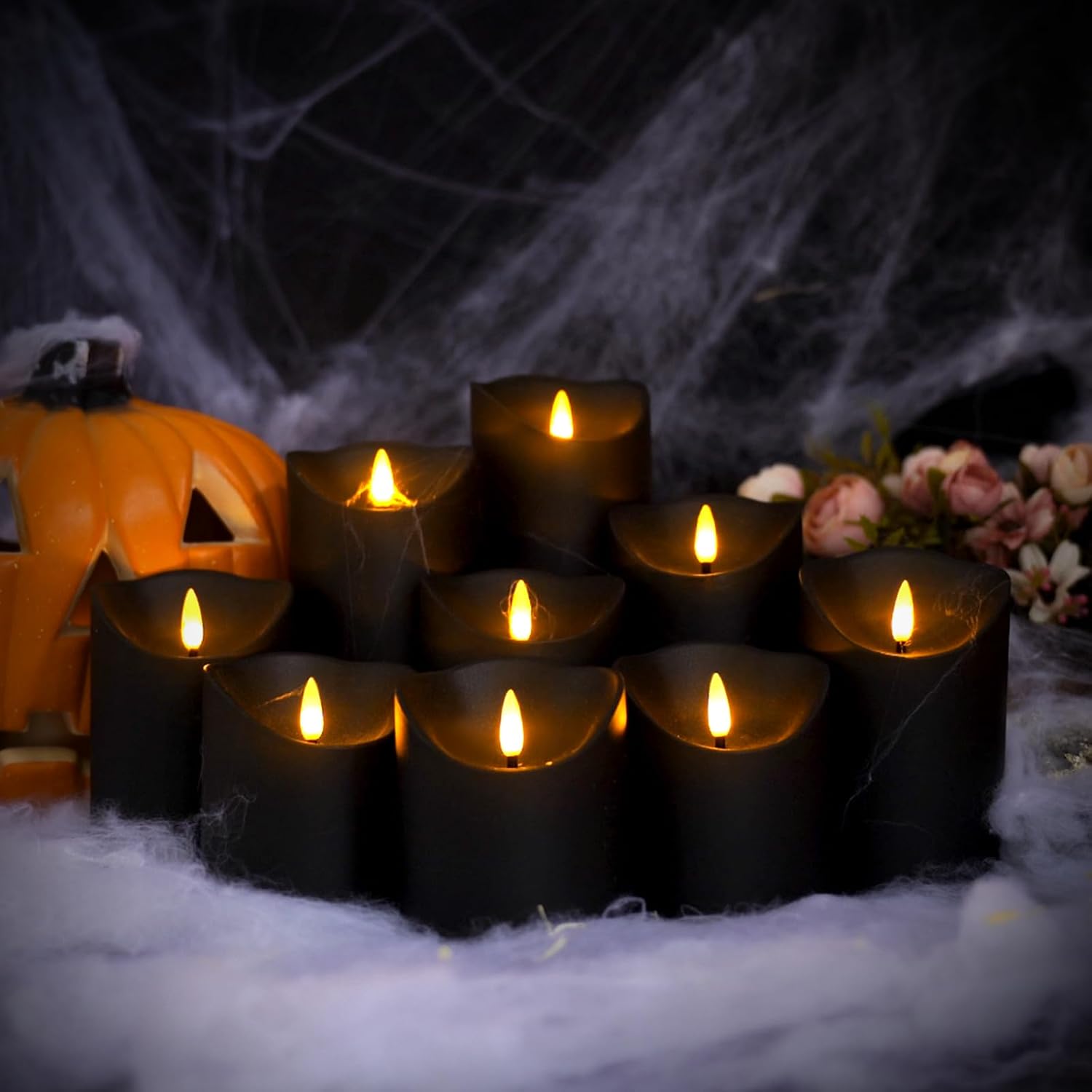 Detalle 2 de Nimiko Flameless Candles, 9-Piece Set