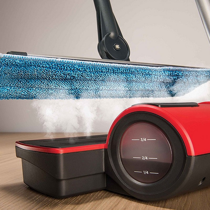 Detalle 2 de Polti Moppy Red Escoba Limpiadora a Vapor 0.7L 1500W