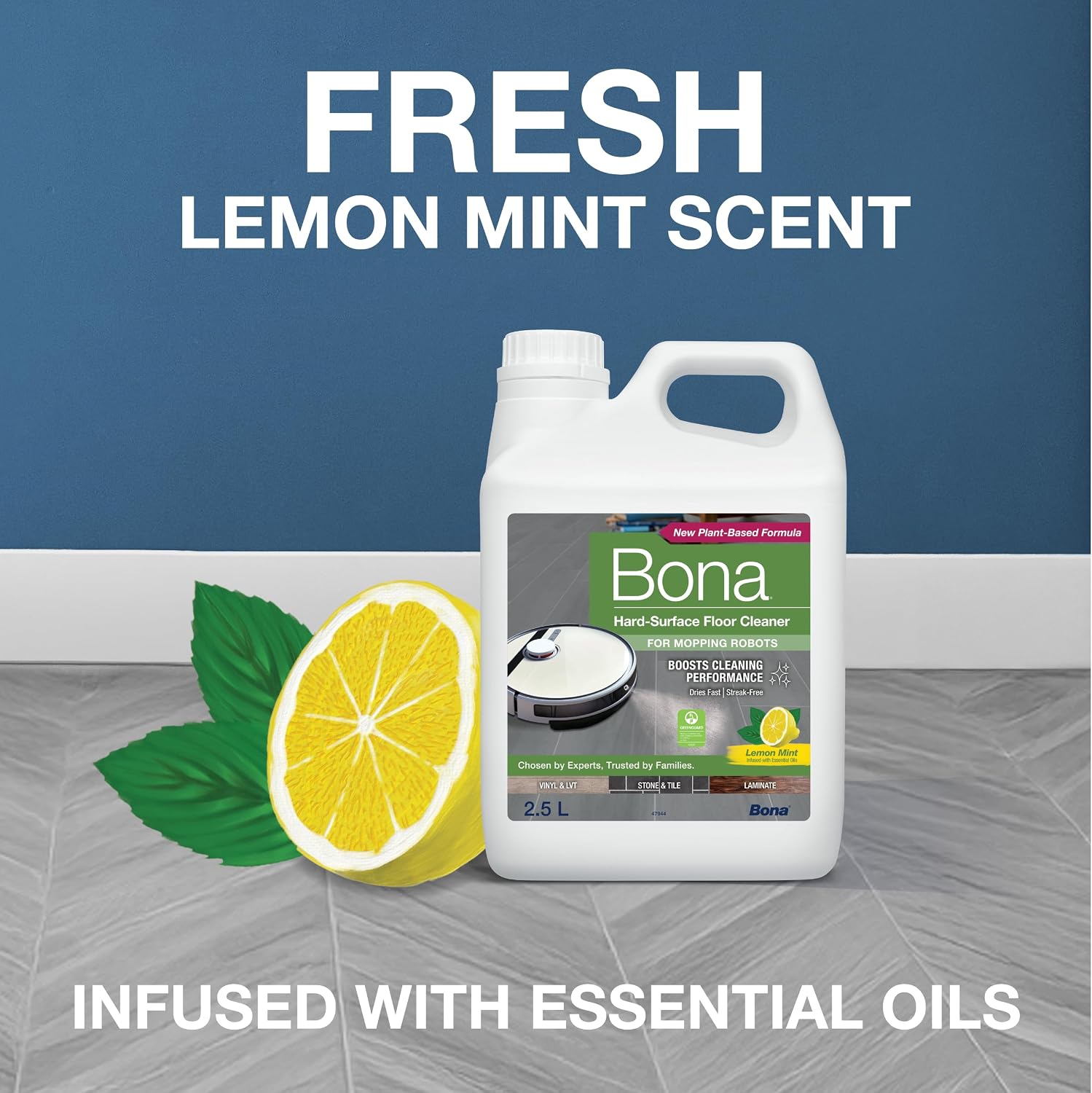 Thumbnail 5 de Bona Hard-Surface Floor Cleaner for Mopping Robots 2,5 l – koncentrat do podłóg