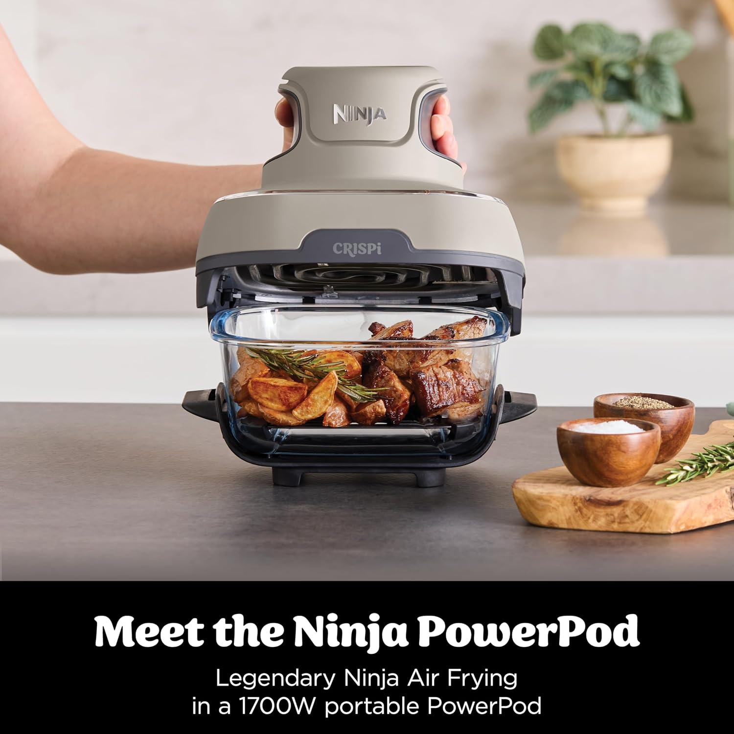 Detalle de Ninja CRISPi FN101UKST 3.8L air fryer 🍽