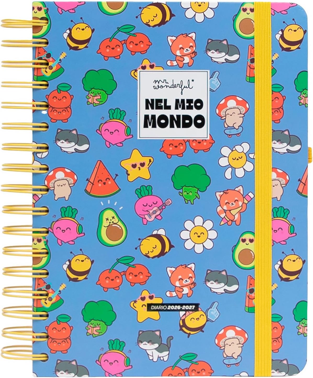 Diario scolastico Mr. Wonderful 2026-27 Giornaliero – Nel mio mondo: pianificazione quotidiana con stile