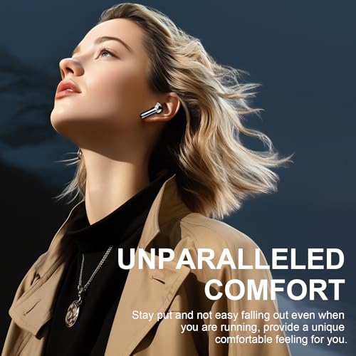 Thumbnail 5 de Nerunsa 2026 Cuffie Bluetooth 5.4 con ANC ENC, IPX7, Display LED e 50 Ore di Autonomia