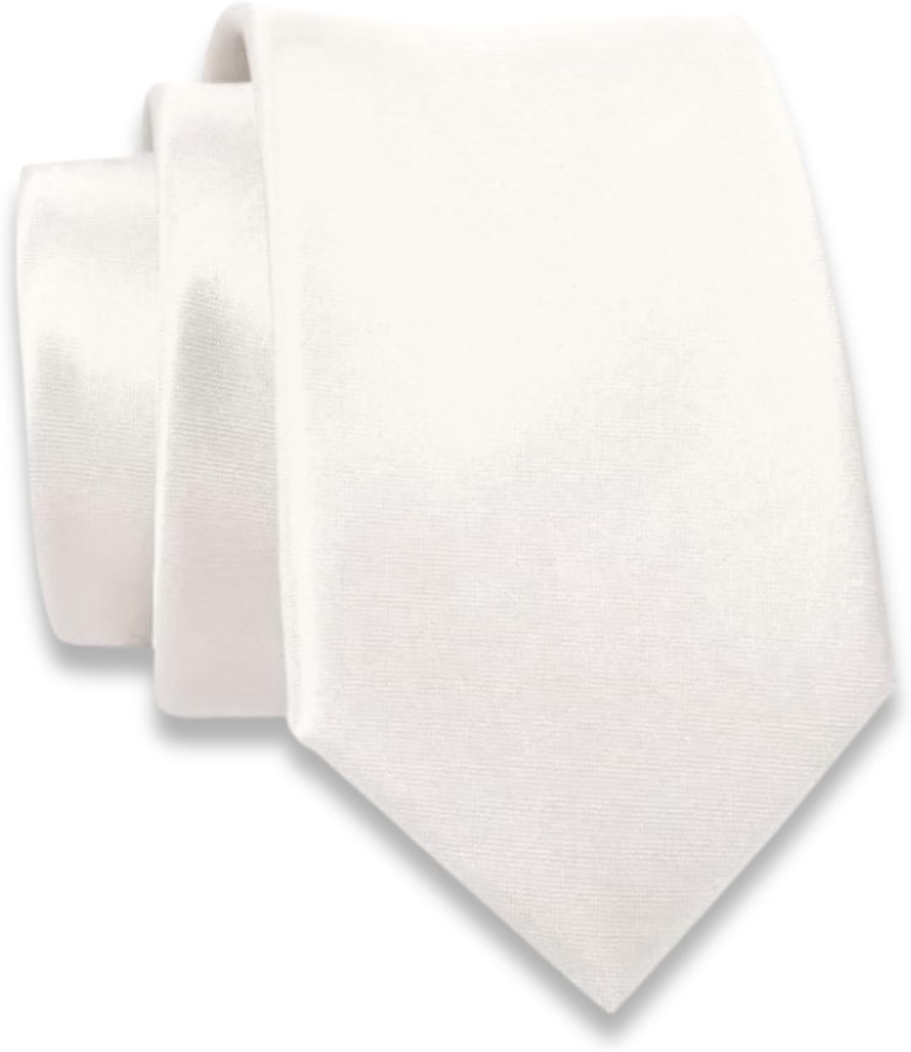 Detalle de Massi Morino Cravate étroite pour homme (6 cm) – Schlips uni slim fit en différentes couleurs