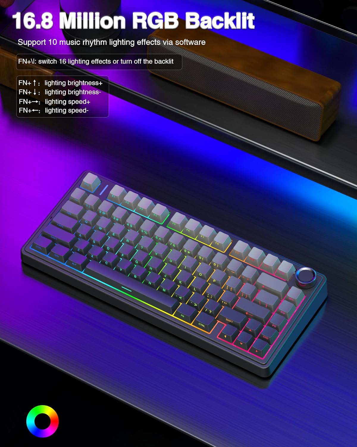 Thumbnail 6 de AULA F75 75% Wireless Mechanical Keyboard 2.4GHz ⌨
