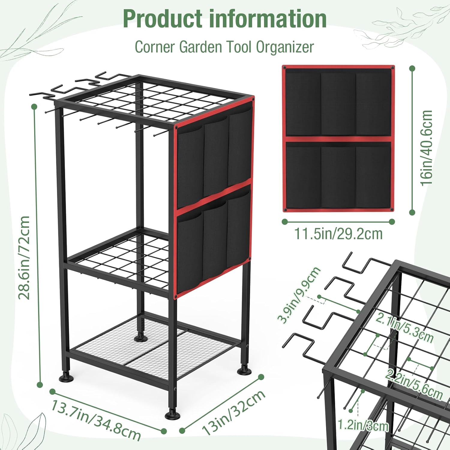 Detalle 2 de Lovind Garden Tool Organizer 50