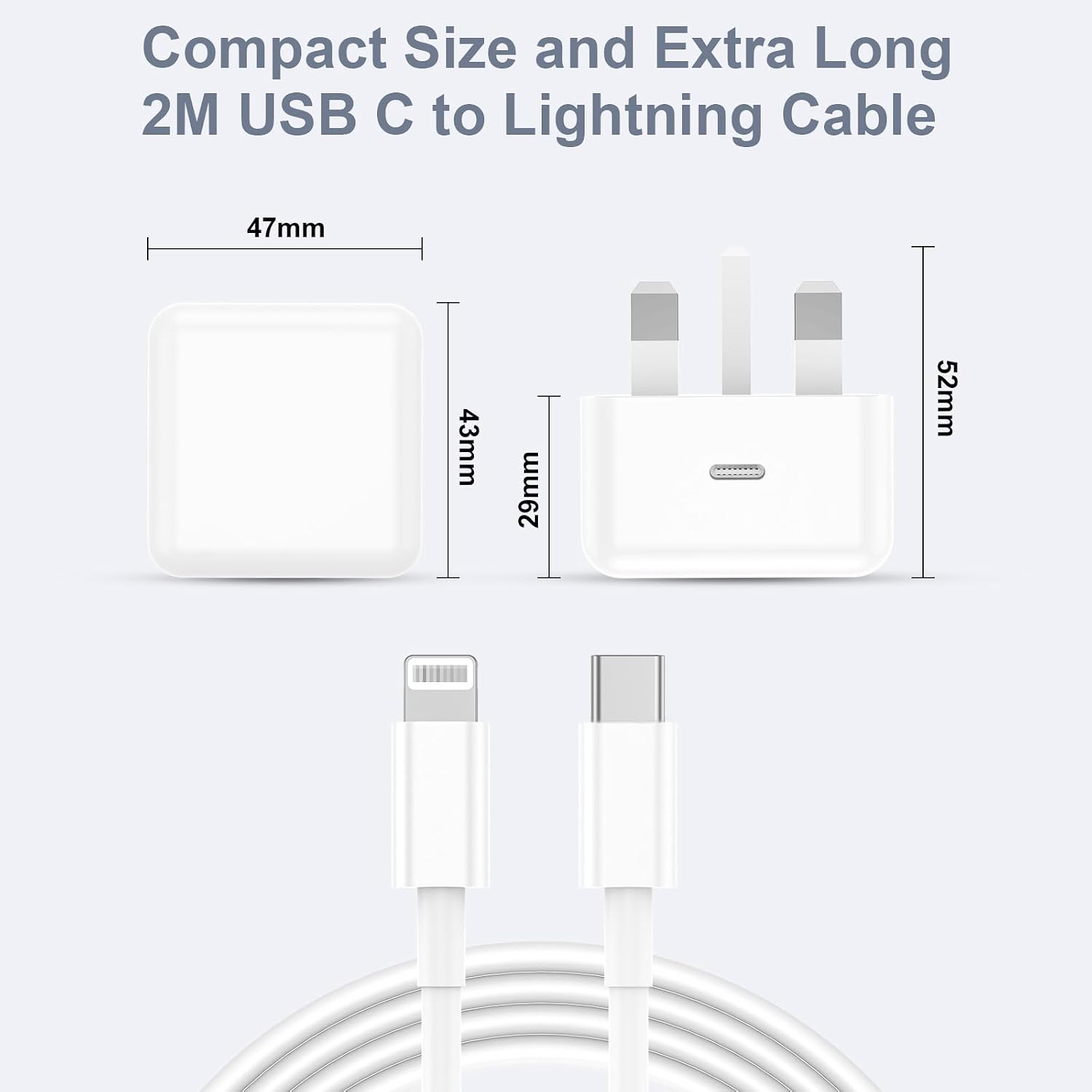 Thumbnail 6 de LCOGPDOY iPhone Fast Charger 2Pack