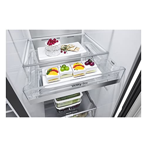 Detalle de LG GSXV90MCDE: Side-by-Side mit 628 L, InstaView, Door-in-Door und Total No Frost