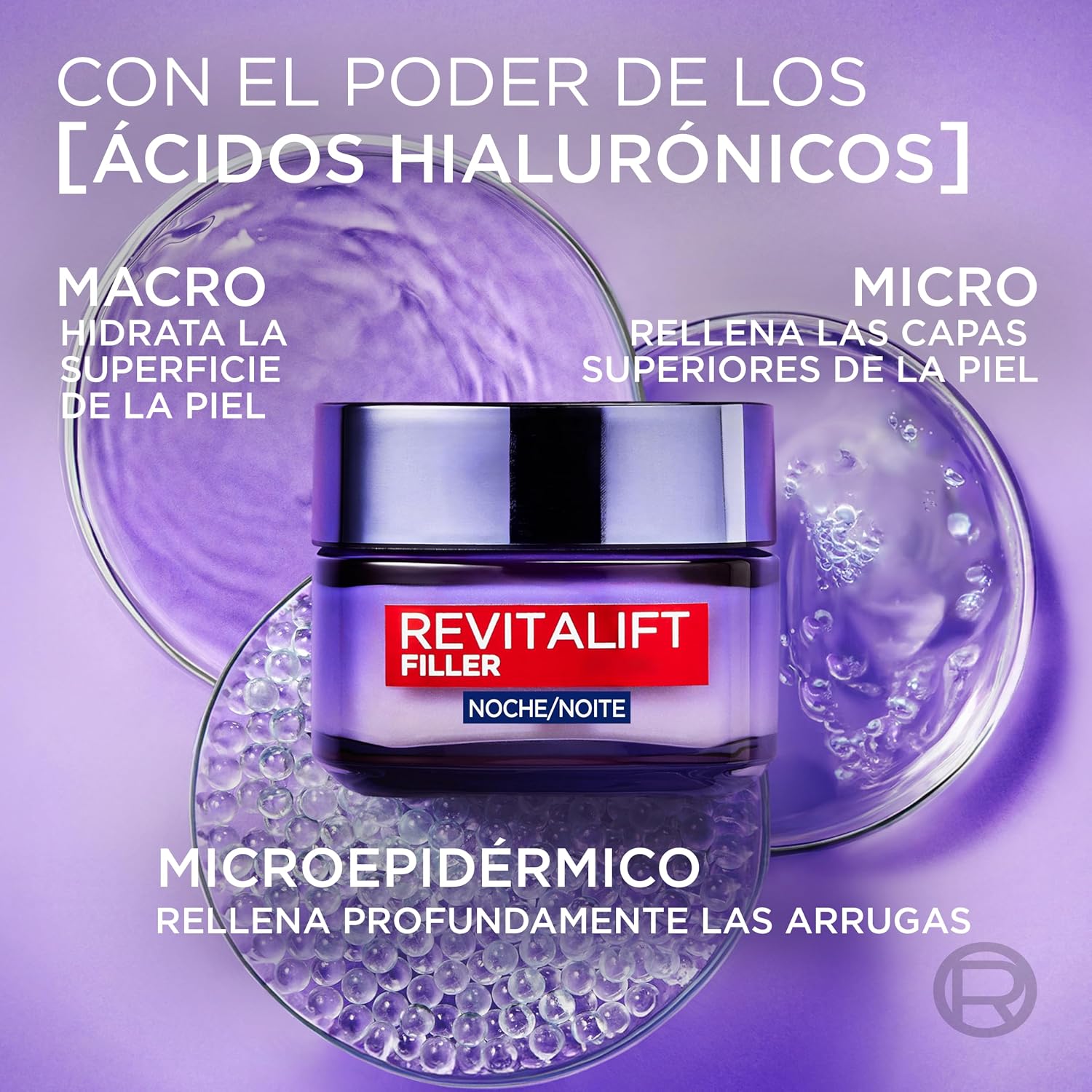 Thumbnail 5 de L'Oréal Paris Revitalift Filler Crema Noche 50 ml