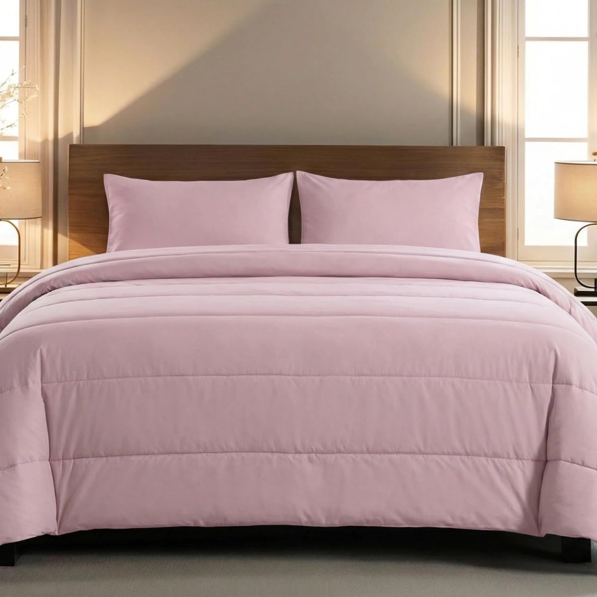 Detalle de Zelesta Comfort Uni 2-in-1 4-Jahreszeiten Ganzjahresbettdecke ohne Bezug 140x200cm in Meergrün