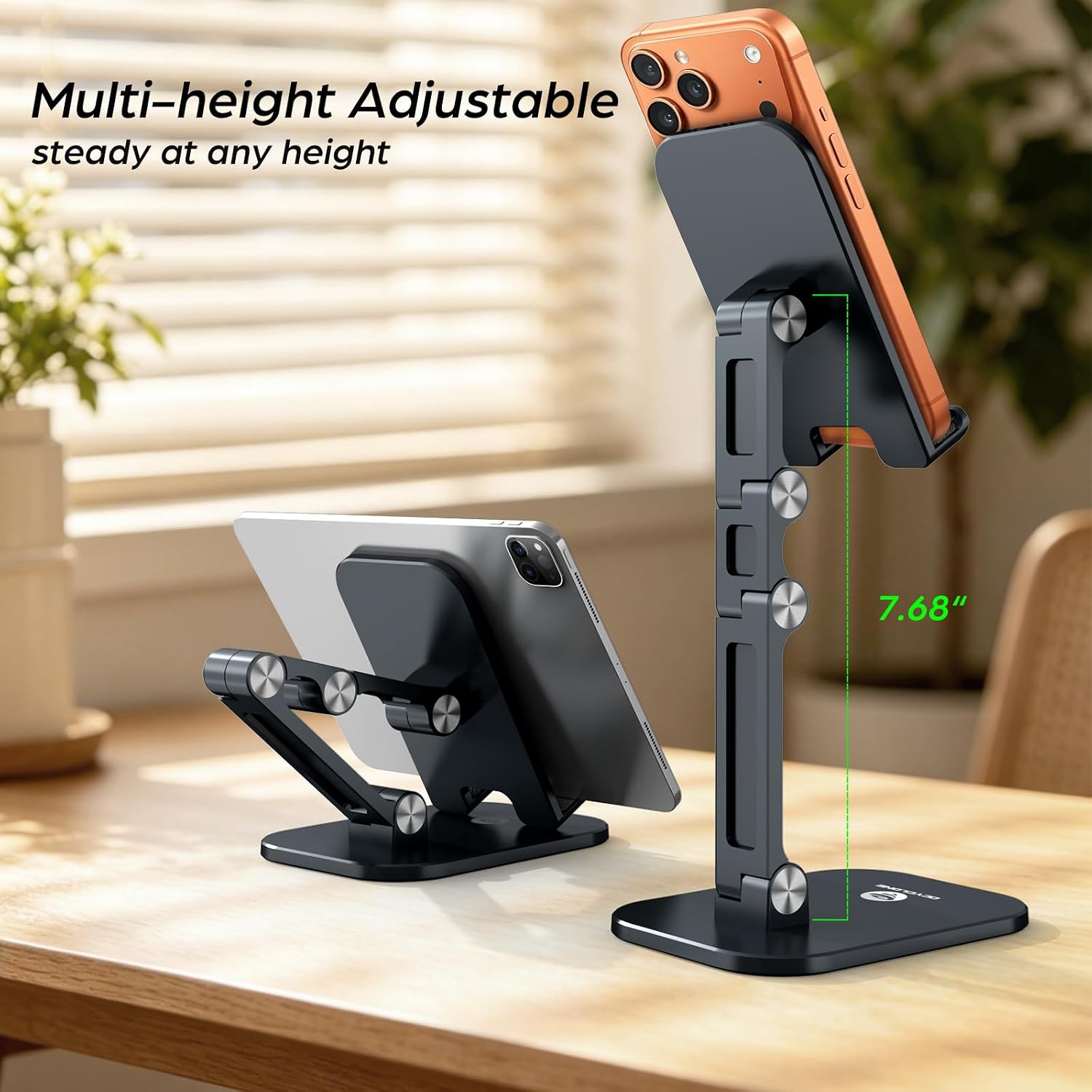 Detalle de OCYCLONE Phone Stand Adjustable Height for 4.7–13"