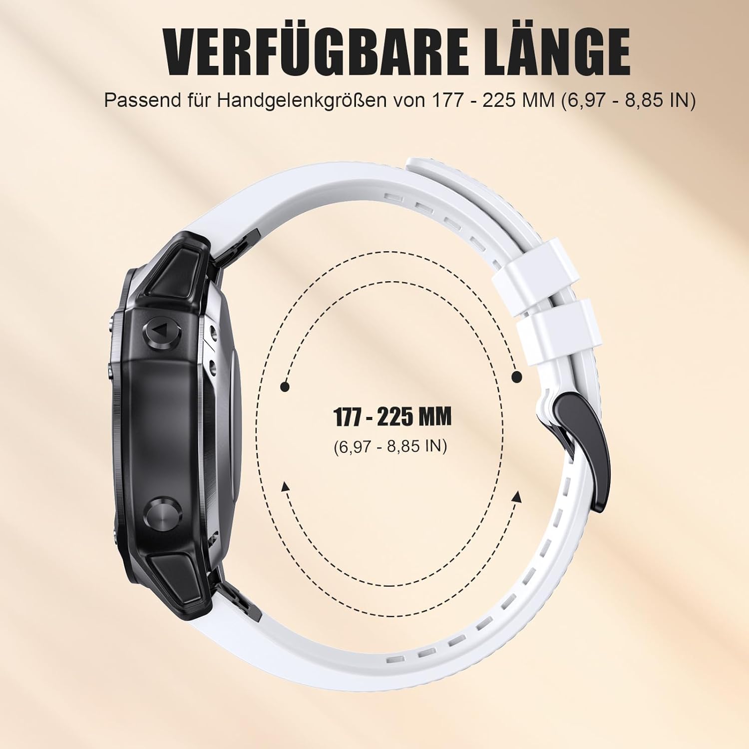 Thumbnail 3 de NotoCity Quickfit Armband 22 mm für Garmin Fenix 5/6/7, Epix 2 & mehr