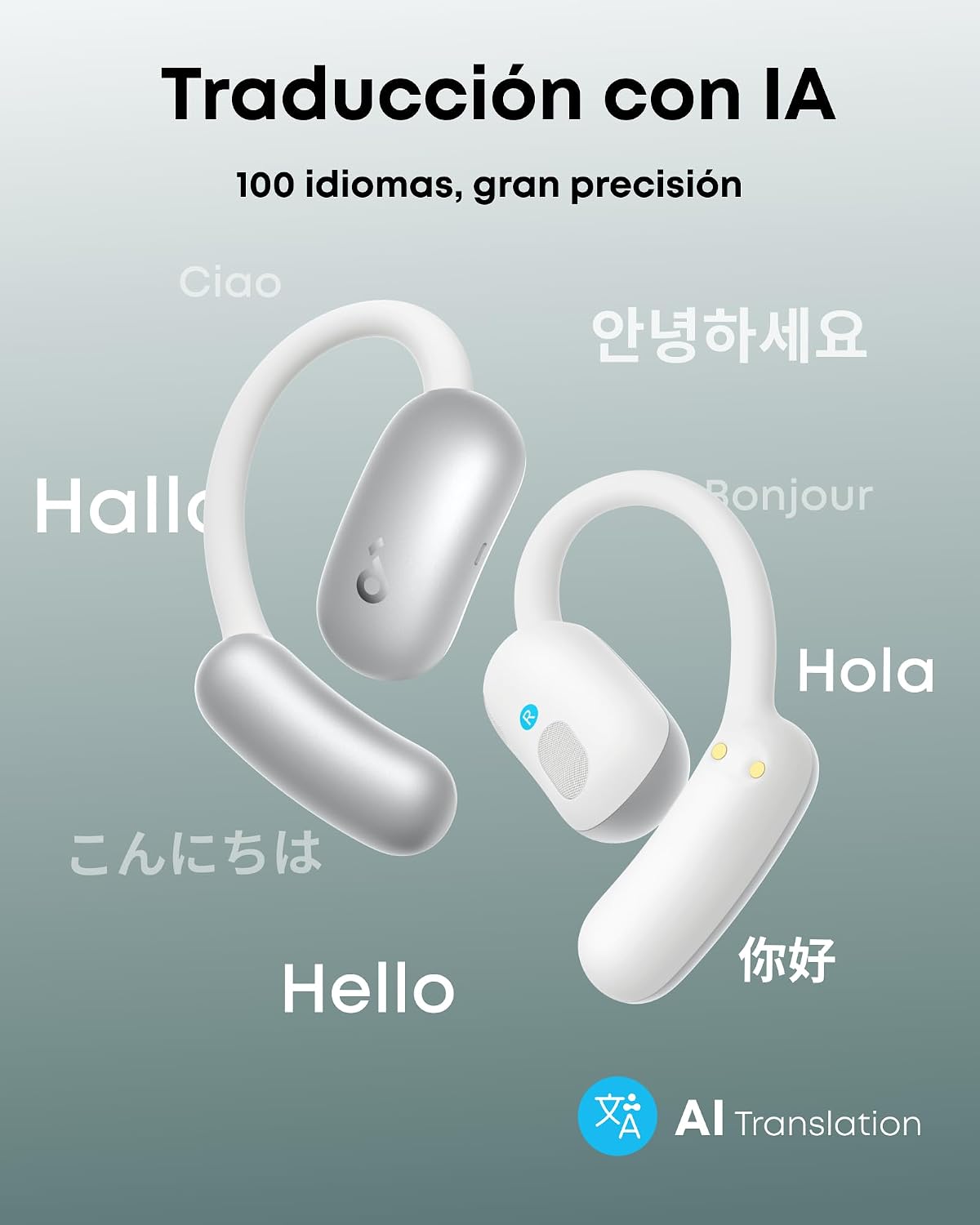 Detalle 2 de Soundcore AeroFit 2 IA Open-Ear