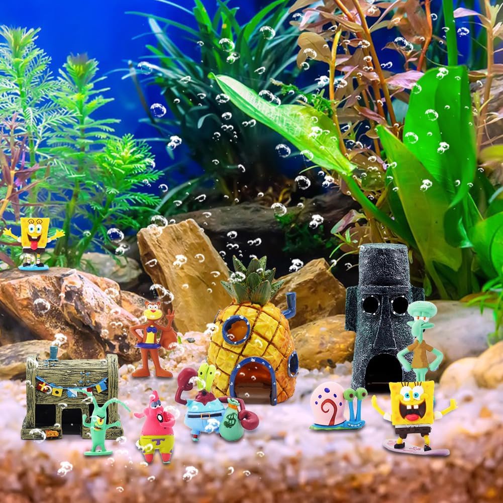 Thumbnail 2 de 11er Pack Aquarium Decoration