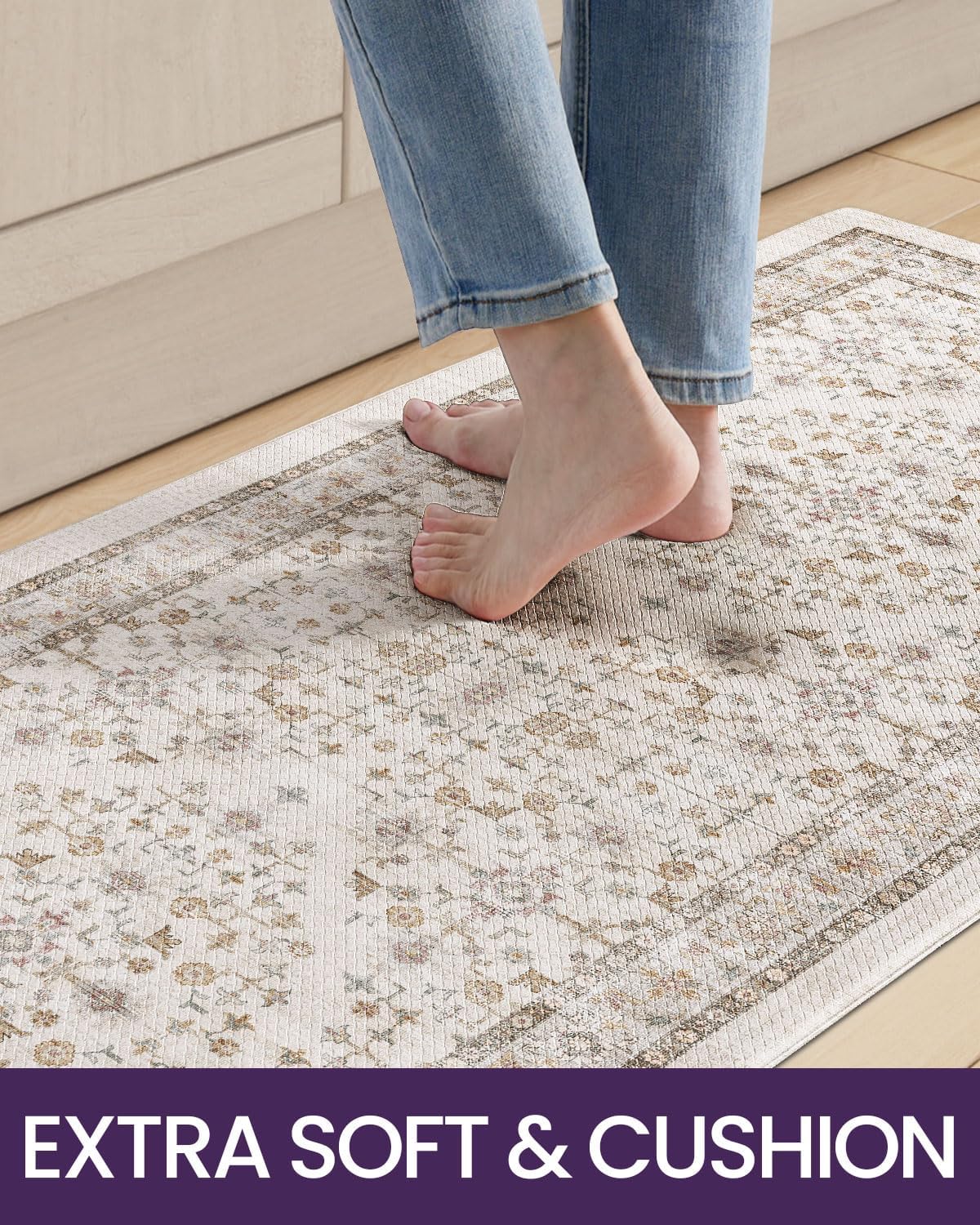 Thumbnail 5 de DEXI 23x86 Anti-Fatigue Kitchen Runner Rug