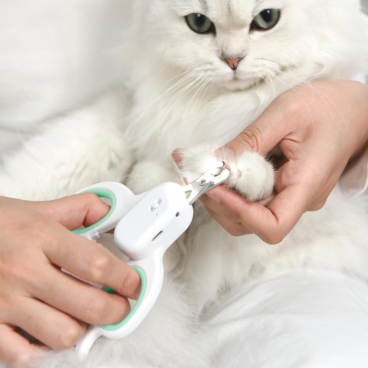 Thumbnail 6 de PAKEWAY Coupe-Griffes LED & UV pour Chats et Chiens — Tondeuse Ergonomique, Rechargeable USB