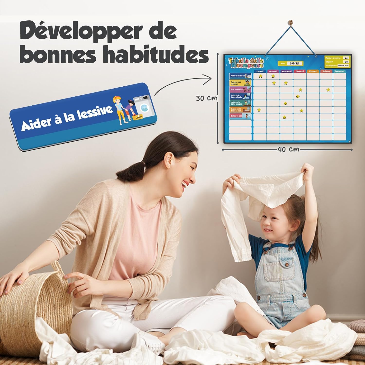 Detalle 2 de Smart Panda Tableau de Récompenses 300 étoiles