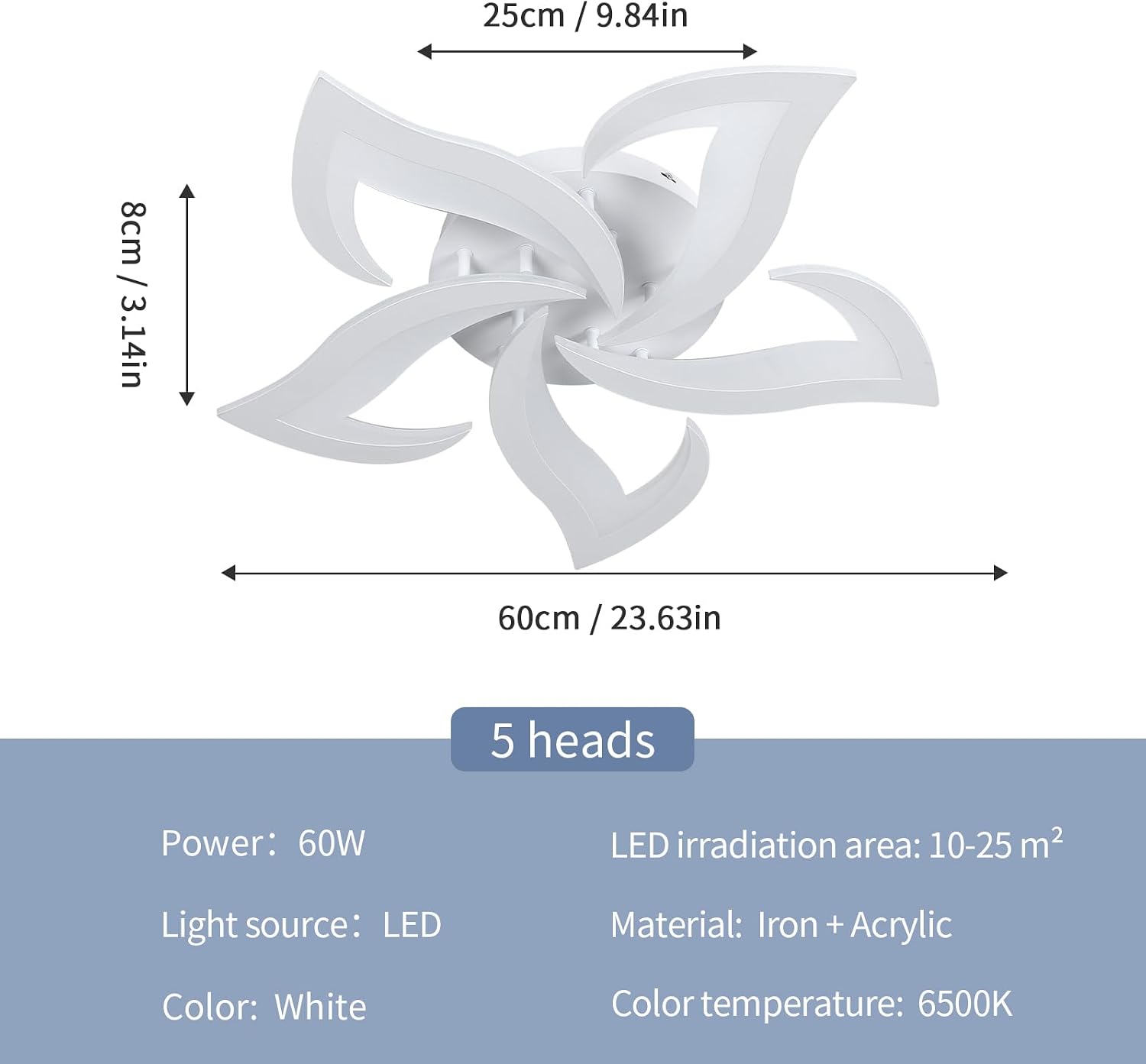 Detalle 2 de Riserva LED Ceiling Light 60W