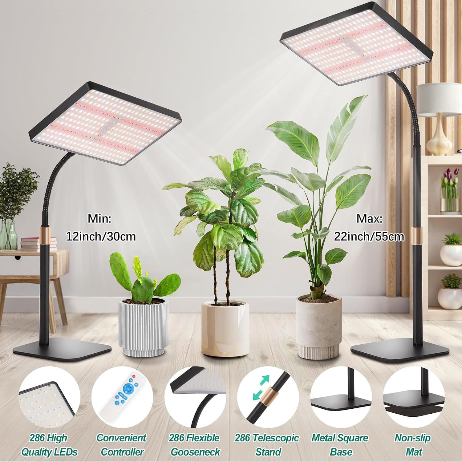 Thumbnail 5 de Railee Pflanzenlampe 25 W Vollspektrum 🌱