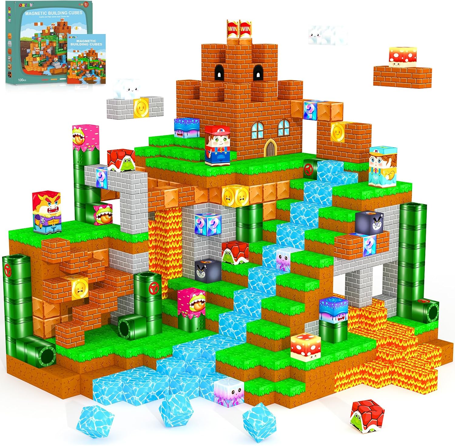 Thumbnail 6 de ORZbb 150PCS Magnetic Blocks set for kids 🧩