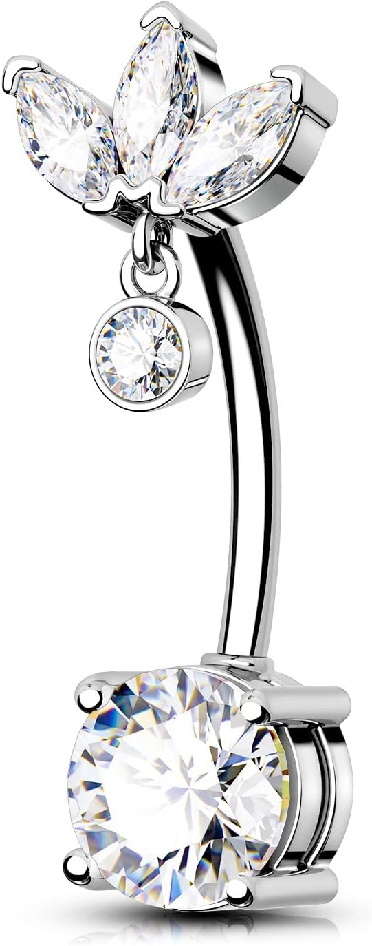 Detalle de OUFER 14G Reverse Nombril Acier Chirurgical 12mm