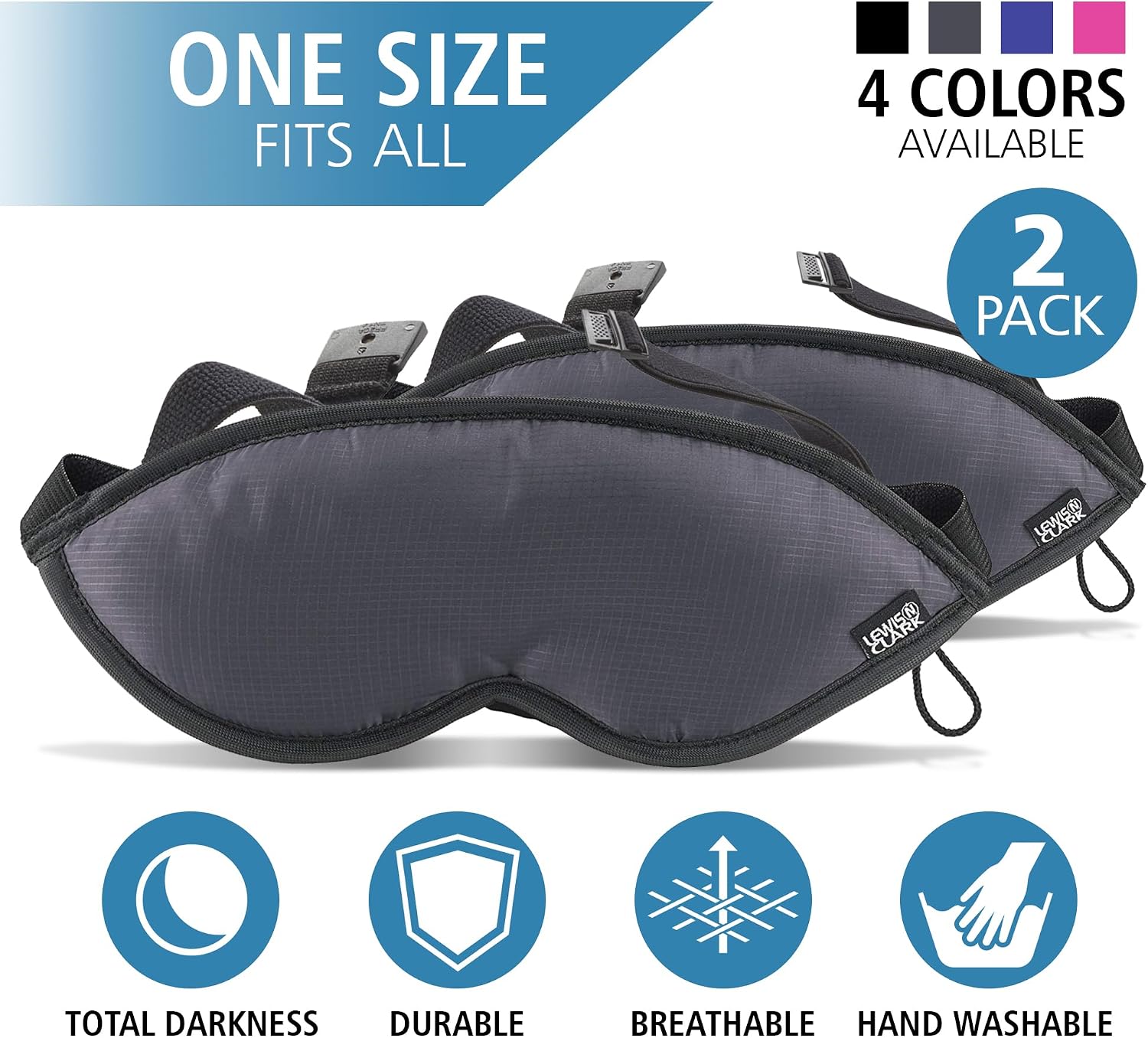 Detalle 2 de Lewis N. Clark Nylon Sleep Mask