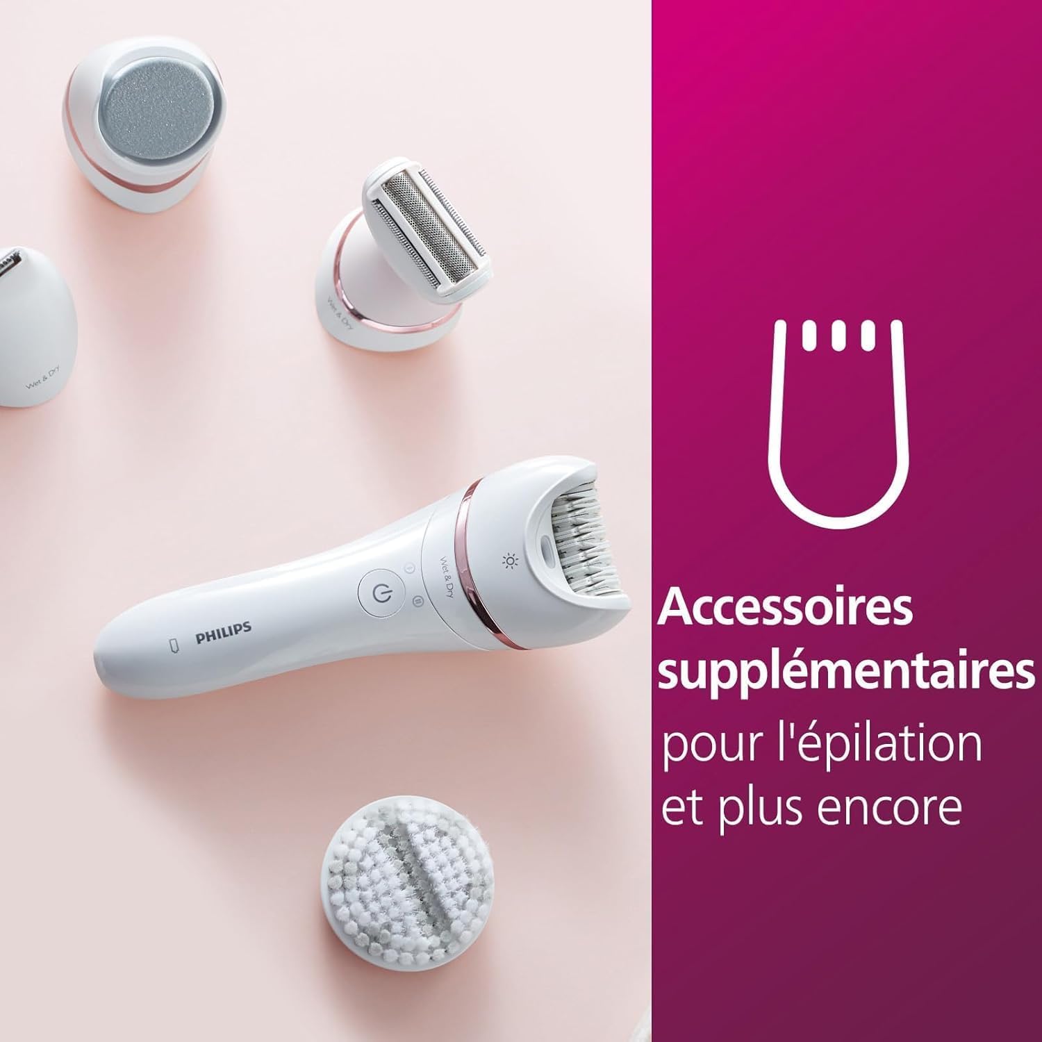 Thumbnail 4 de Philips Series 8000 Epilateur BRE740/10 32 pinces