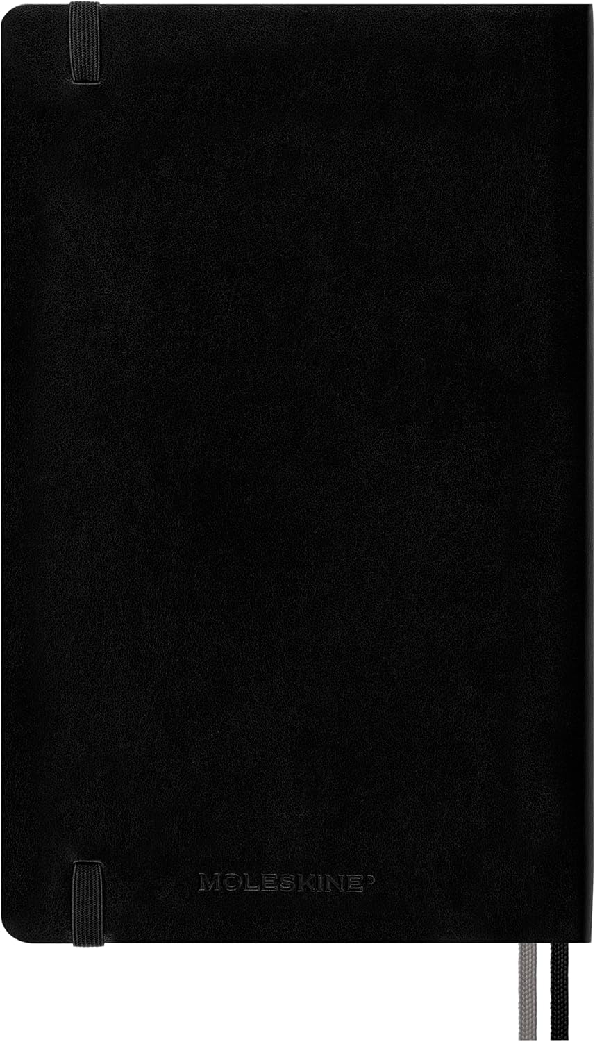 Thumbnail 2 de Moleskine Classic Expanded Squared Paper Notebook – Soft Cover, Black, A5 (13 x 21) • 400 Pages