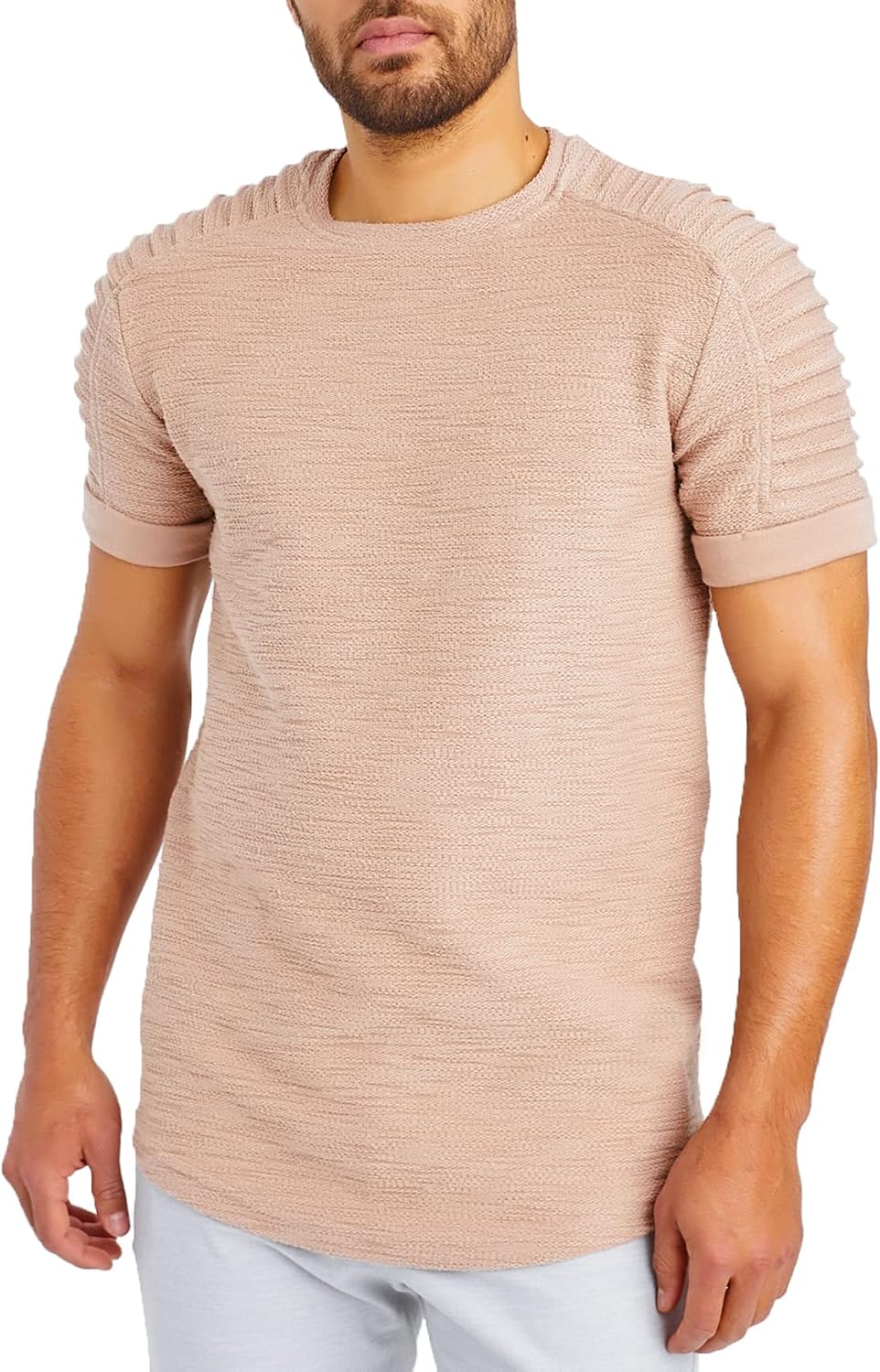 Detalle de T-shirt homme Leif Nelson 100 % coton