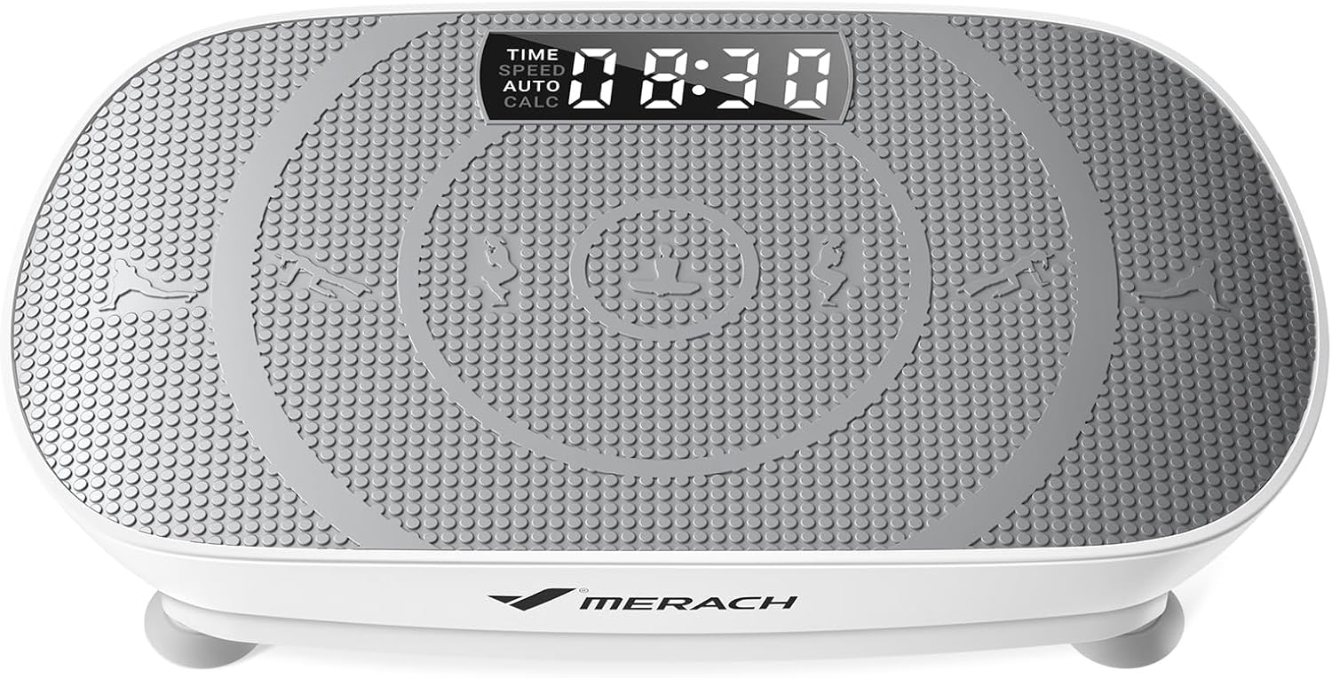 Detalle de MERACH Vibration Plate Review: Quiet, Compact Home Exercise Machine