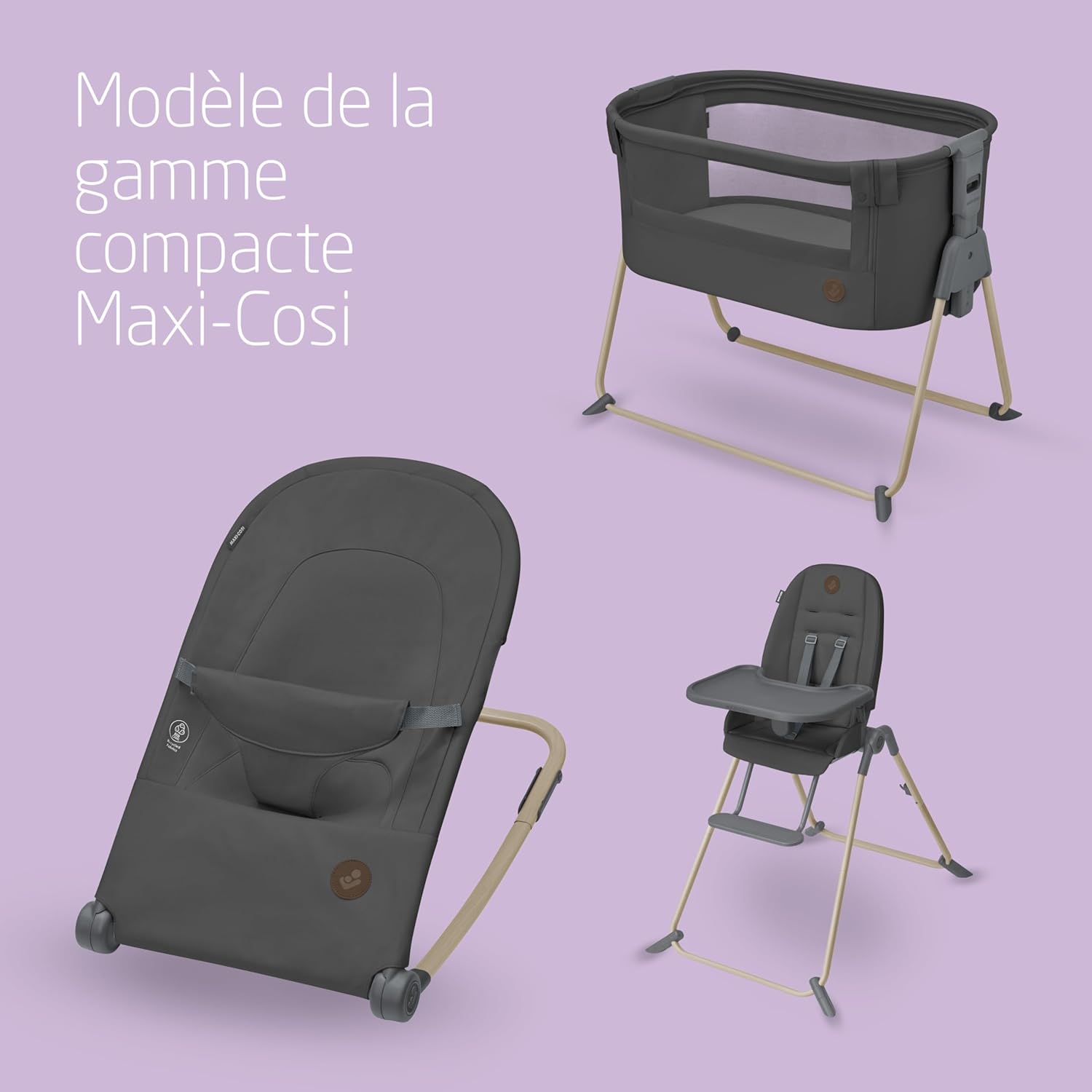 Thumbnail 5 de Maxi-Cosi Loa : Transat bébé ultra compact et léger, 0–12 kg, 2 positions d'inclinaison et housse recyclée