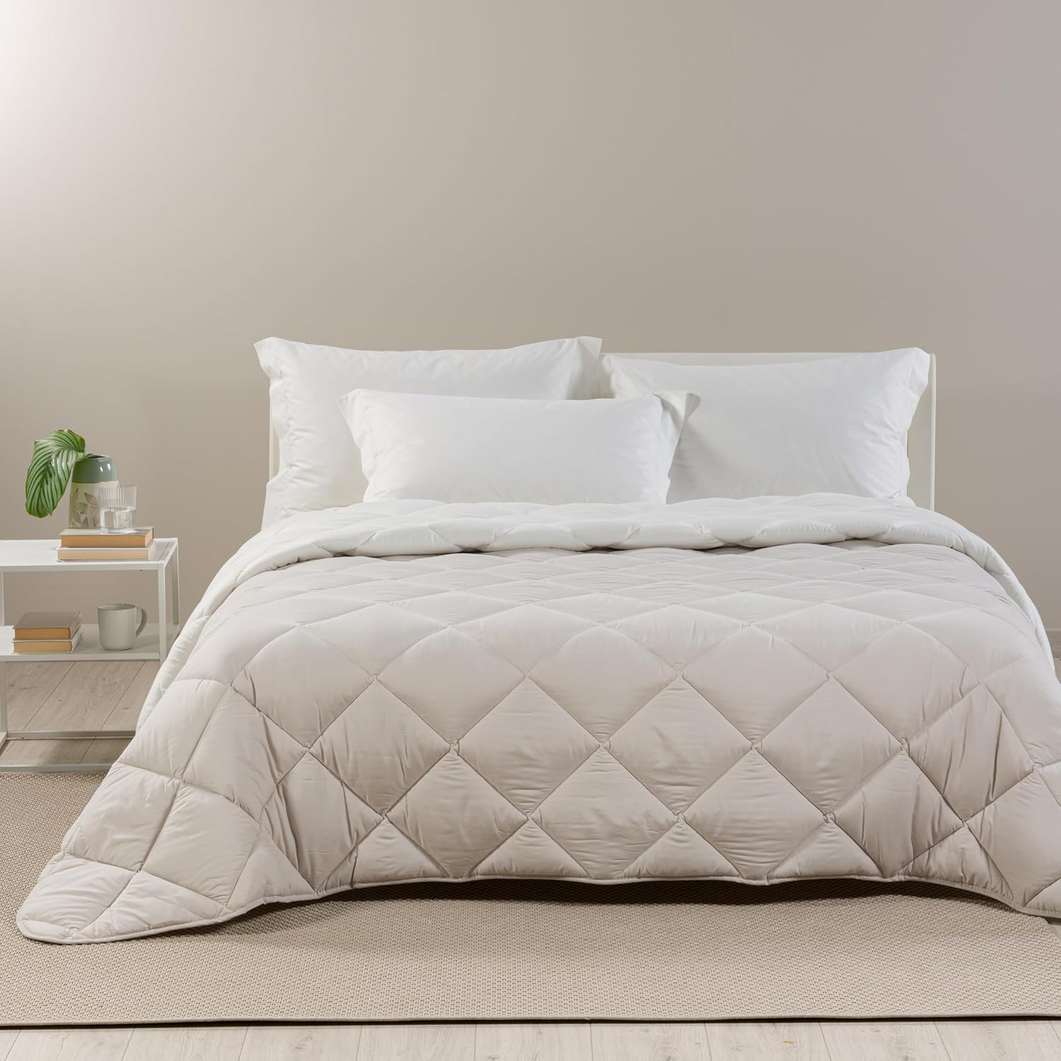 Caleffi - Couette Douce : duvet chaud et respirant, toutes saisons (170x265 cm, 220x265 cm, 260x265 cm) et lavage en machine