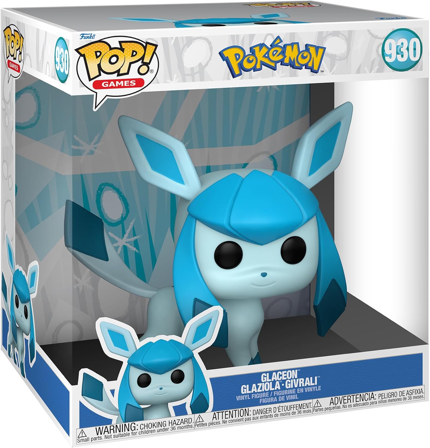 Detalle de Funko Pop! Jumbo Glaceon 25,4 cm figura coleccionable