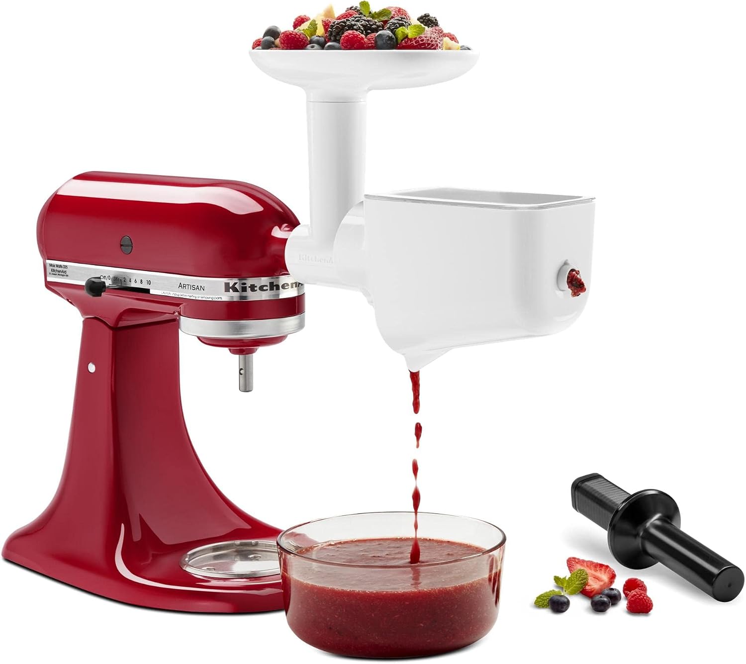 Detalle de KitchenAid Fruit and Vegetable Strainer Attachment KSMFVSP