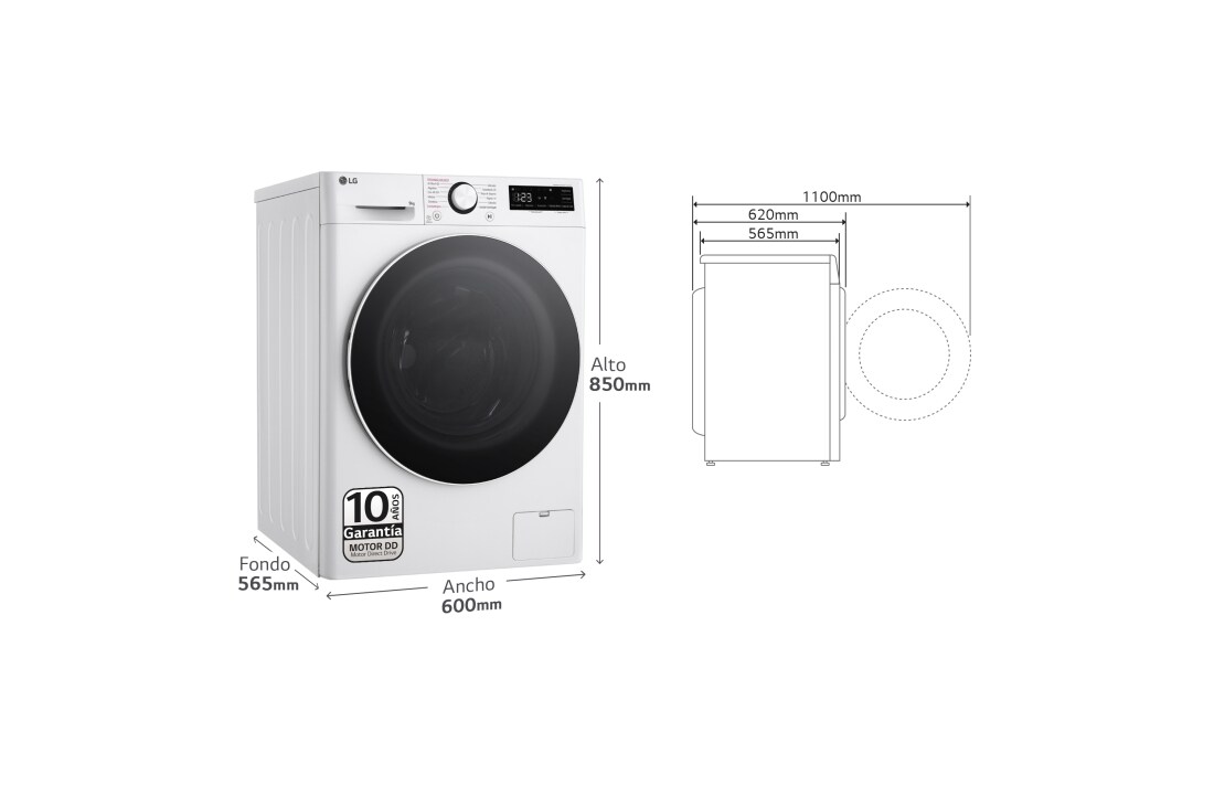 Thumbnail 1 de Outlet Lavadora inteligente WR6009A0W 9 kg 1.400 rpm