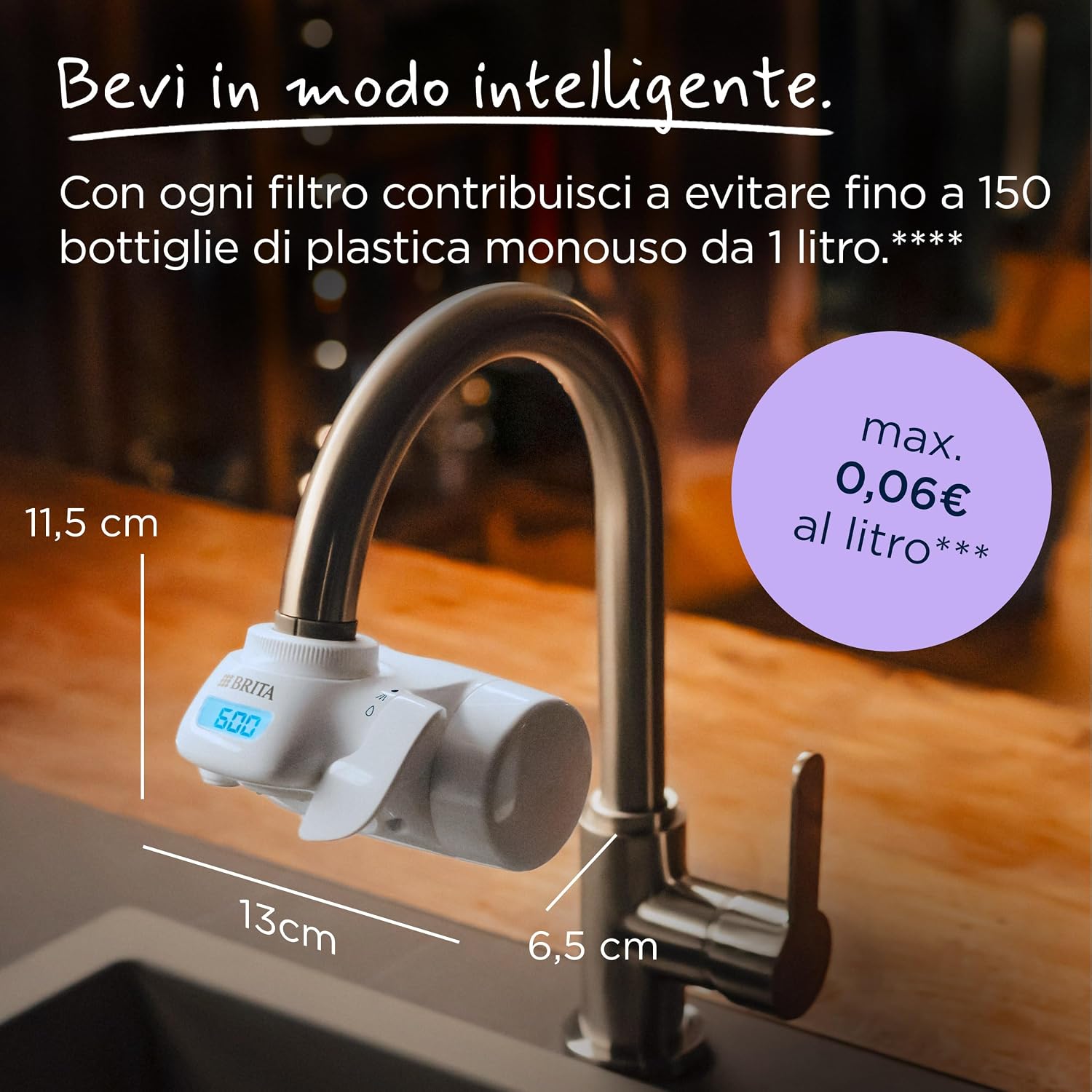 Thumbnail 4 de BRITA ON TAP V-MF filtro di ricambio per rubinetto, microfiltrazione in 5 fasi