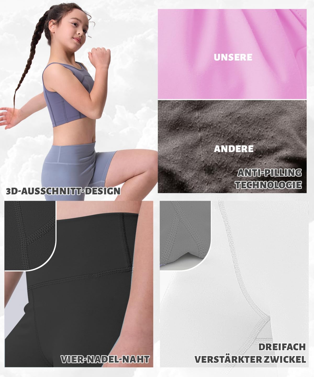 Detalle 2 de Roself Moment 3er Pack Shorts 4in