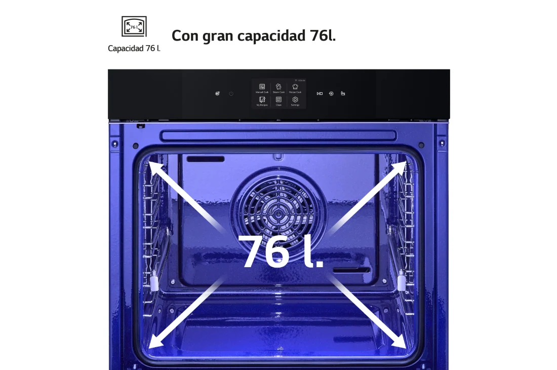 Detalle 2 de Conjunto Black Glass Edition WSMG7625MF.SET