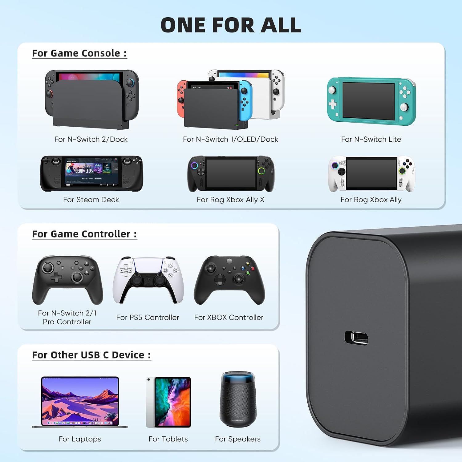 Thumbnail 6 de Nintendo Switch 2 Charger 60W USB-C Adapter