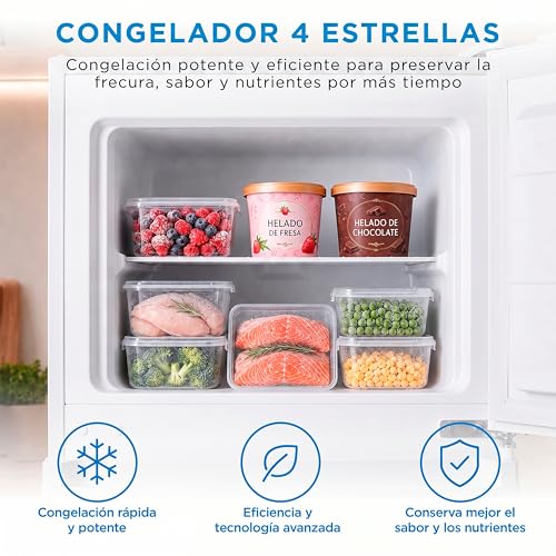 Thumbnail 7 de Midea Frigorífico 2 puertas 204 L con congelador Low Frost, 140 cm, Blanco