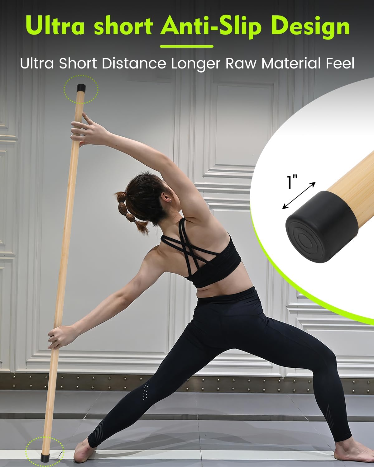 Detalle 2 de Polerden Yoga Stick, 58 Inches
