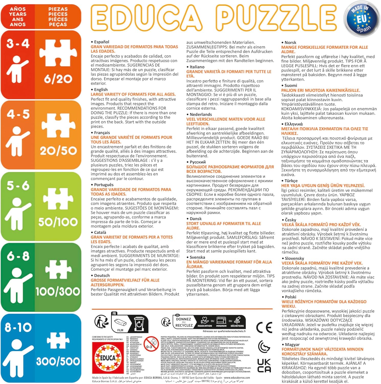 Thumbnail 1 de Educa Puzzle Poster Stitch XXL da 250 pezzi (100 x 70 cm) con colla FIX PUZZLE