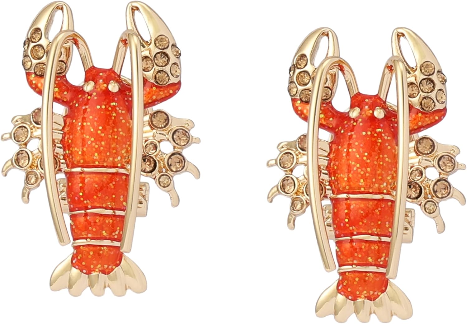 Detalle 2 de Betsey Johnson Lobster Stud Earrings, 1