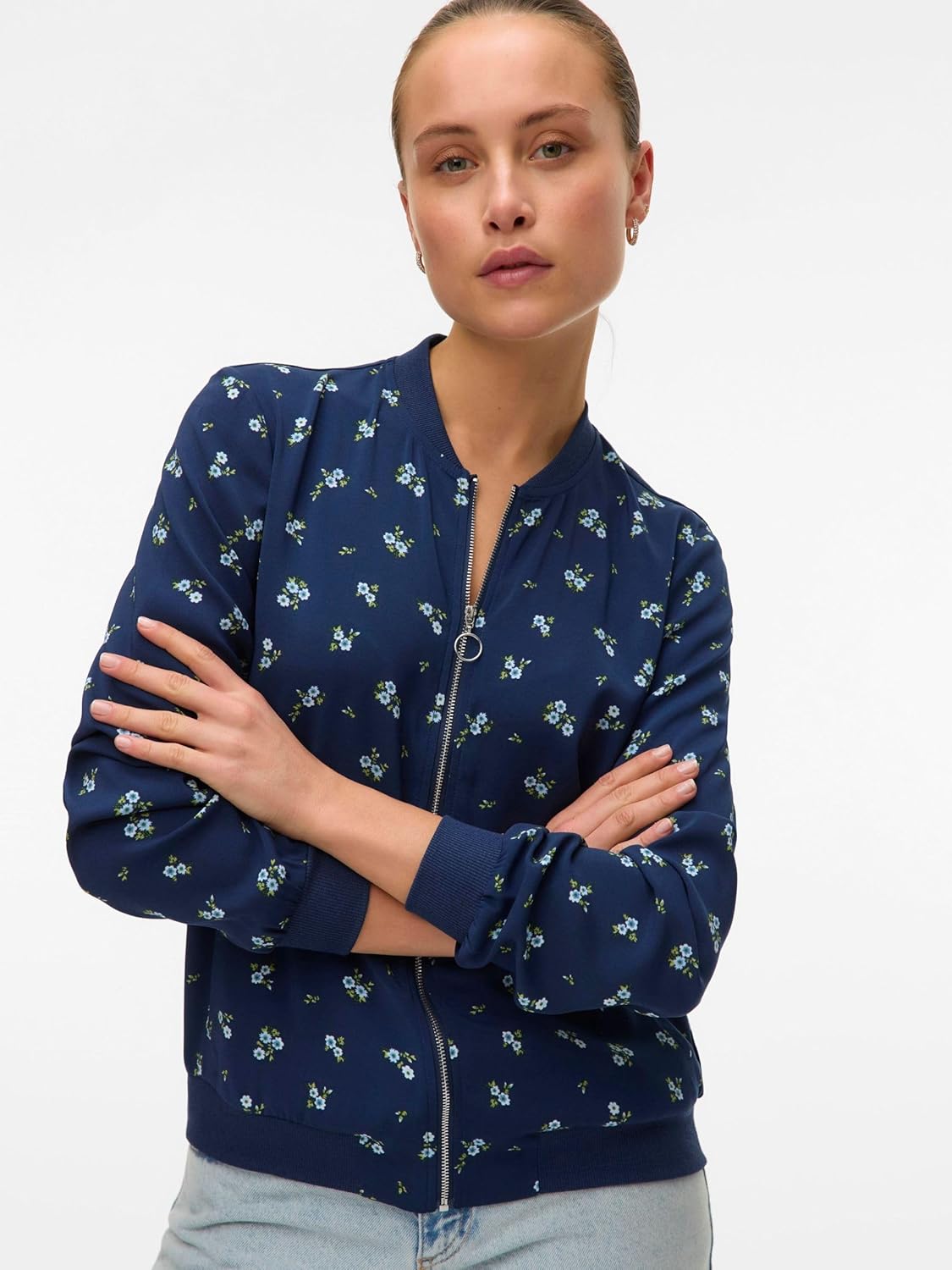 Thumbnail 5 de VERO MODA Damen Mantel VMCOCO leichte Jacke mit hohem Stehkragen (Regular Fit)
