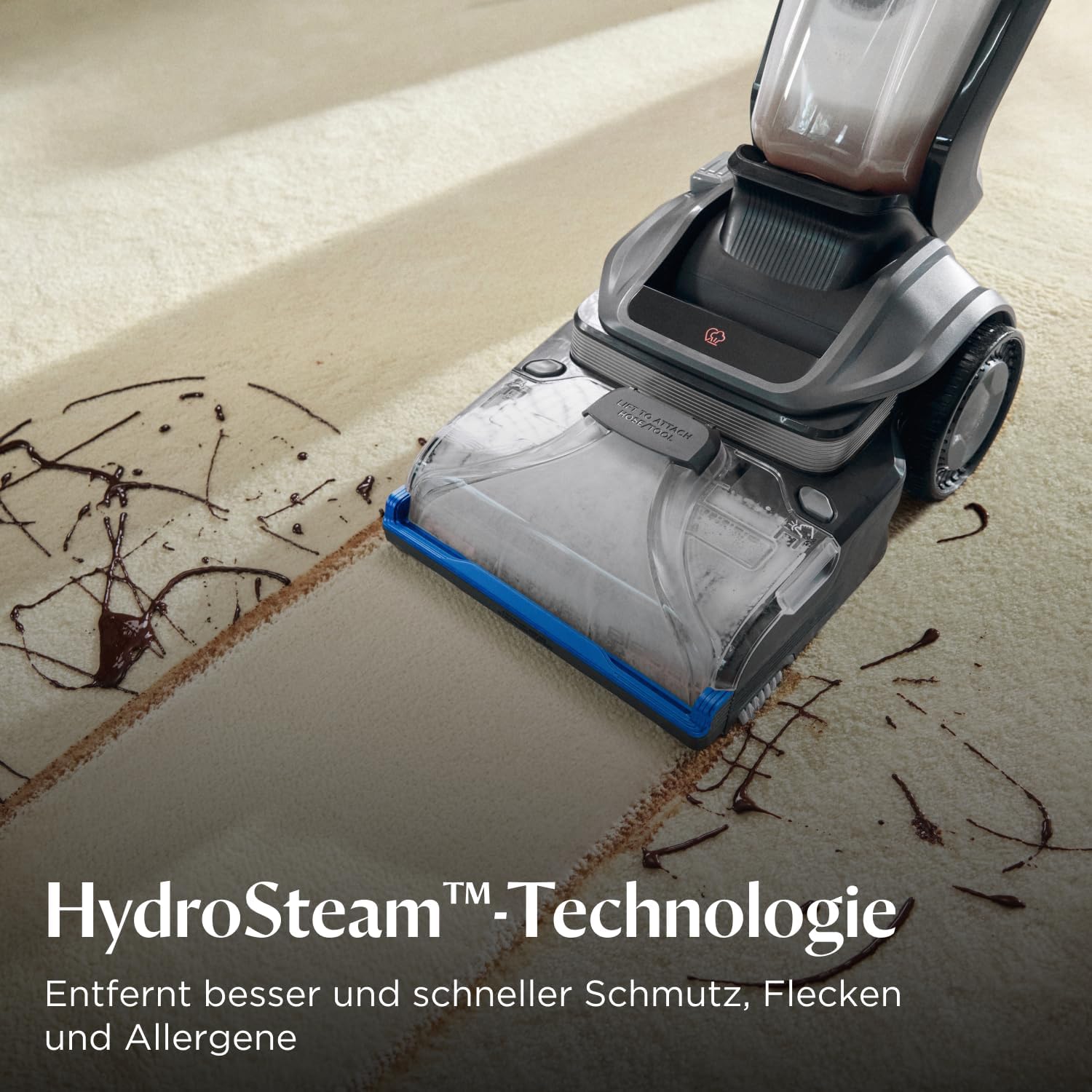 Detalle de Bissell Revolution HydroSteam Teppichreiniger 1300W 🧹