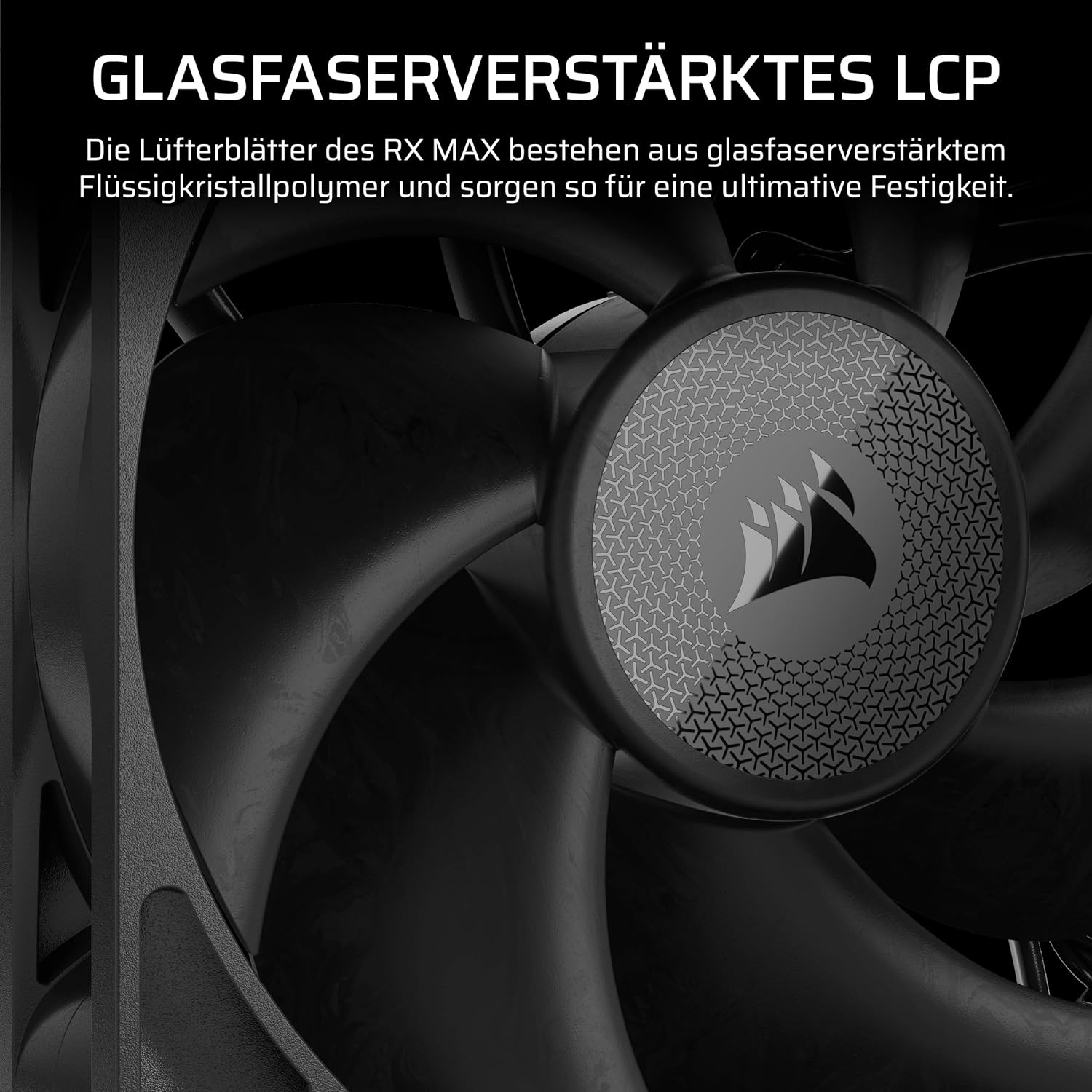 Thumbnail 5 de Corsair iCUE LINK RX140 MAX PWM 140-mm Hochleistungs-Lüfter (RX140 MAX) – schwarz