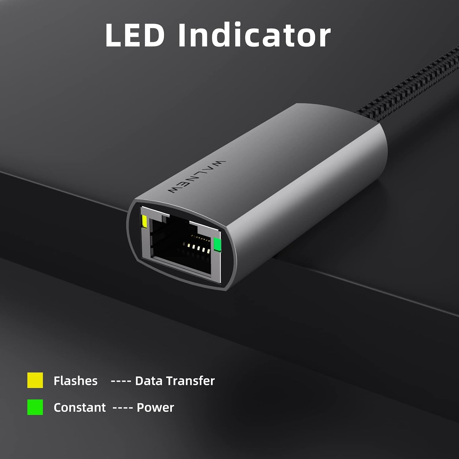 Thumbnail 4 de WALNEW USB‑C to Ethernet Adapter 2-pack, Gigabit 📡