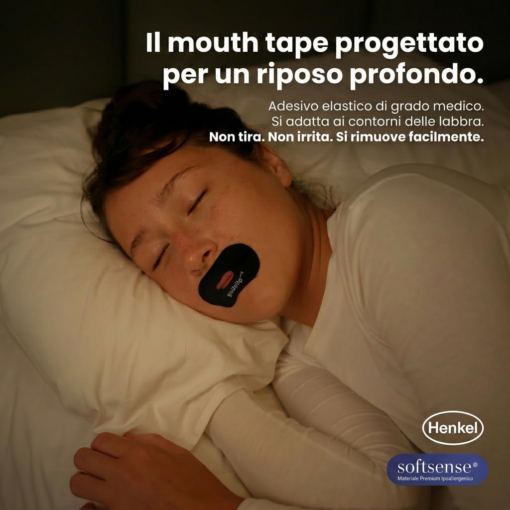 Thumbnail 3 de GudSlip® Mouth Tape – Cerotti Bocca per Dormire: respira meglio e dormi profondamente