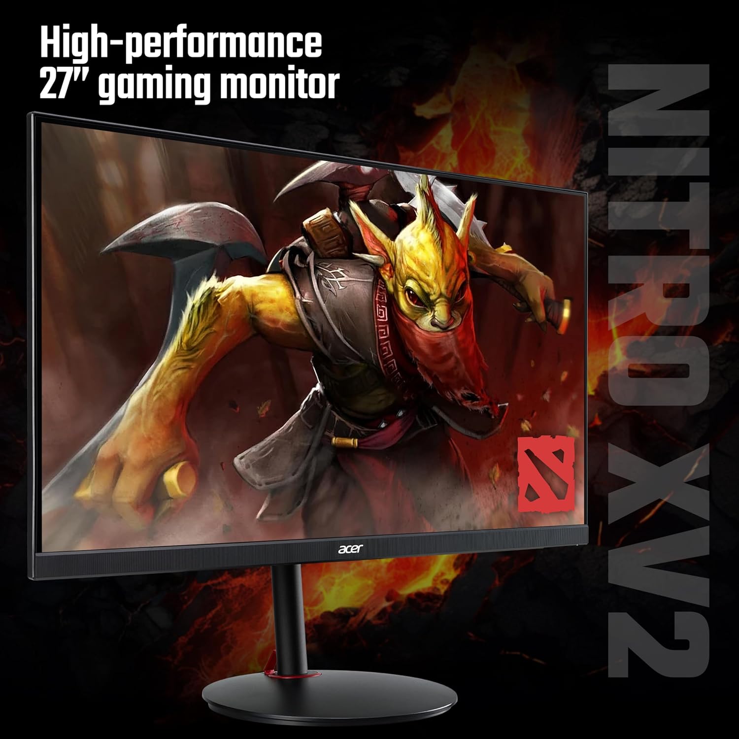 Thumbnail 1 de acer Nitro XV272UW2bmiiprfx 27-inch QHD 240Hz gaming monitor