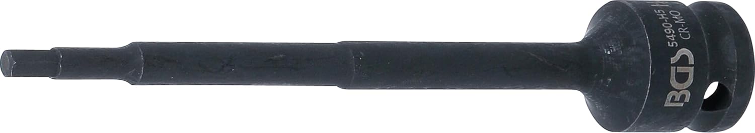Thumbnail 6 de BGS 5490-H12 Kraft-Bit-Einsatz 150 mm – Innensechskant 12 mm, Innenvierkant 12,5 mm (1/2") aus Chrom-Molybdän-Stahl