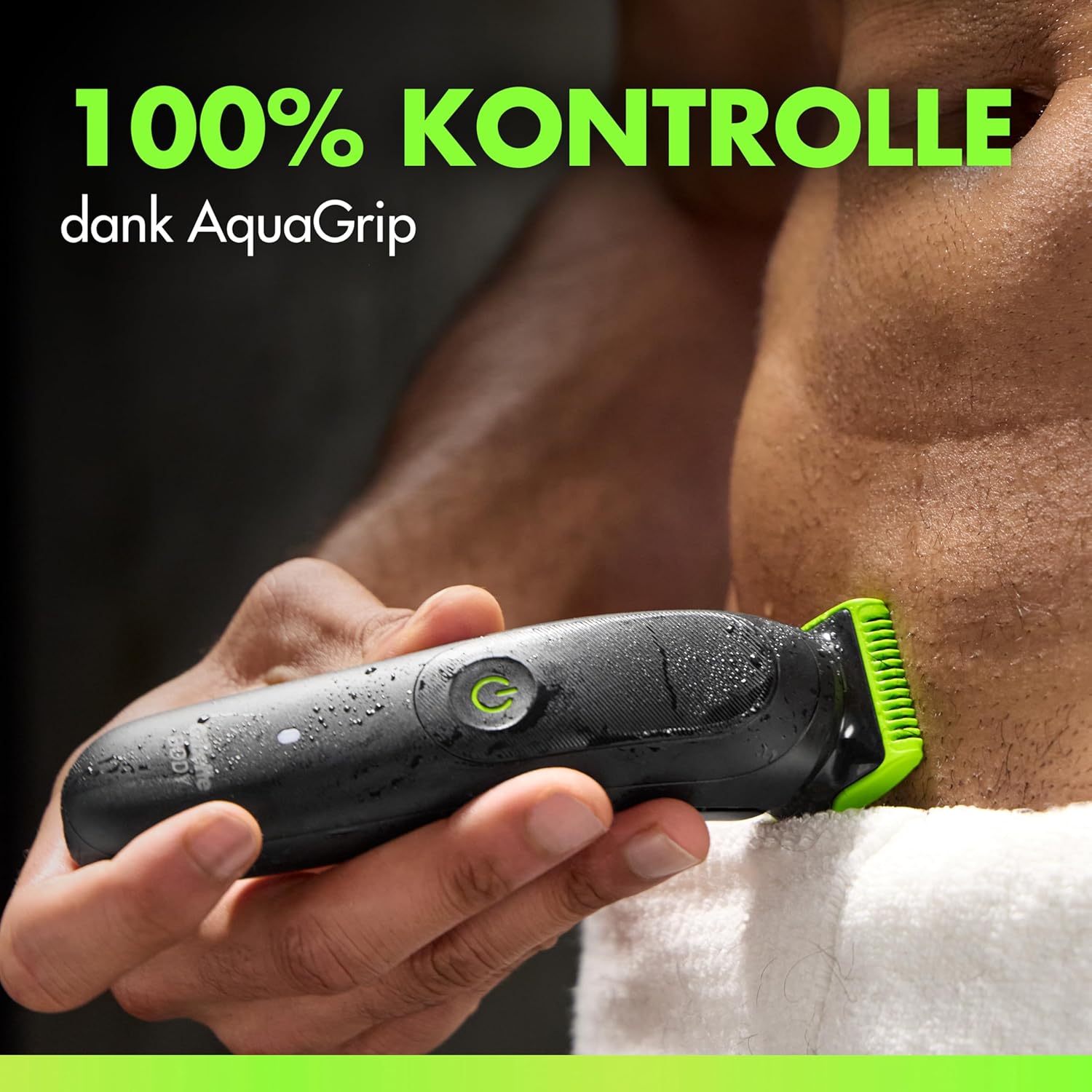 Thumbnail 5 de GilletteLabs i5 Body + Intimate Trimmer für Herren (SkinFirst) – wasserdichter Intimrasierer, Schwarz/Grün